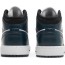 Navy Kids Shoes Jordan 1 Mid GS KM7724-008