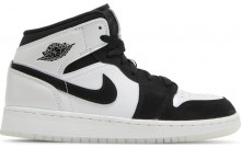 Black Kids Shoes Jordan 1 Mid SE GS ML6471-509