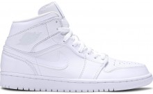 White Mens Shoes Jordan 1 Mid AG0116-356