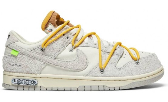 White Womens Shoes Dunk Off-White x Dunk Low AG9985-942