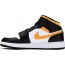 Black Gold Kids Shoes Jordan 1 Mid GS BN0428-832