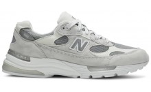 White Silver Womens Shoes New Balance 992 BS1513-114
