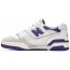 White Purple Womens Shoes New Balance 550 BY2462-707
