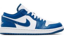 Blue Mens Shoes Jordan Wmns Air Jordan 1 Low CY5508-375