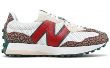 Red Womens Shoes New Balance Casablanca x 327 DS7090-842