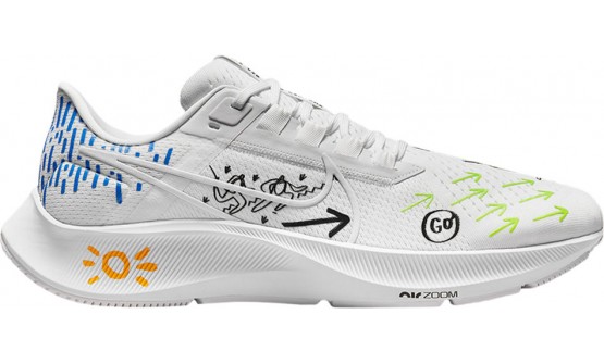 White Mens Running Shoes Nike Joy Yamusangie x Air Zoom Pegasus 38 FO2289-615
