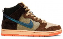 Brown Mens Shoes Dunk Concepts x Dunk High Pro SB GY7075-003