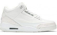 Grey Mens Shoes Jordan 3 Retro IQ1798-536