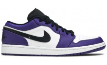 Purple Mens Shoes Jordan 1 Low IW9138-494