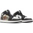 Black Mens Shoes Jordan 1 Mid GS JX8554-470