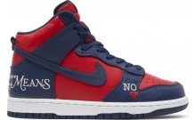 Red Navy Womens Shoes Dunk Supreme x Dunk High SB LC1341-179
