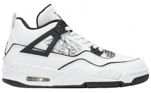 White Womens Shoes Jordan 4 Retro GS LD4626-664