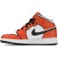 Orange Kids Shoes Jordan 1 Mid SE GS LE9247-134