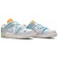 White Womens Shoes Dunk Off-White x Dunk Low LF4556-650
