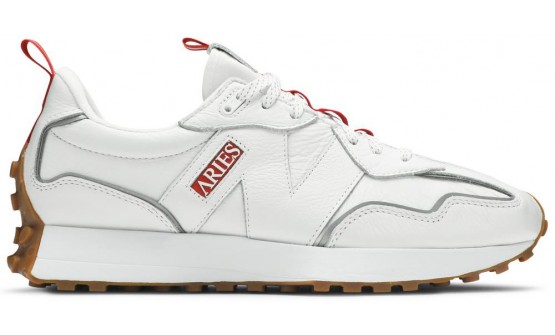 White Mens Shoes New Balance Aries x 327 LV2112-979