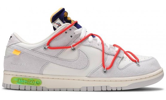 White Womens Shoes Dunk Off-White x Dunk Low LZ2205-604