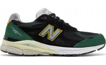 Black Green Womens Shoes New Balance 990v3 Made In USA MP9855-749
