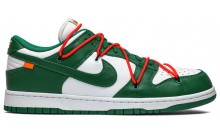 White Deep Green Womens Shoes Dunk Off-White x Dunk Low NK4529-175