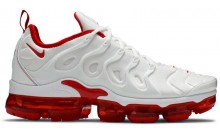 White Red Mens Shoes Nike Air VaporMax Plus QV2297-192