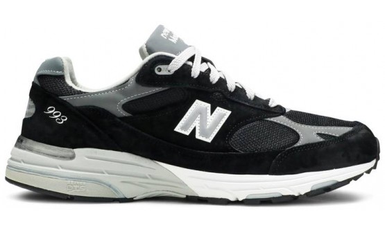 Black White Mens Shoes New Balance 993 Made In USA QZ5417-395
