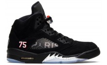 Black Mens Shoes Jordan Paris Saint-Germain x Air Jordan 5 Retro SI6663-952