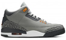 Grey Mens Shoes Jordan 3 Retro TE9514-491