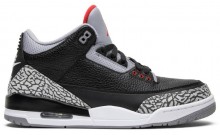 Black Mens Shoes Jordan 3 Retro OG TR4120-378