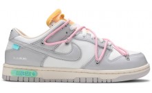 White Womens Shoes Dunk Off-White x Dunk Low TW0788-103