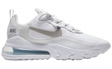 White Light Grey Womens Shoes Nike Air Max 270 React UB9297-724
