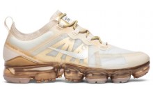 White Gold Womens Shoes Nike Wmns Air VaporMax 2019 UH1899-170