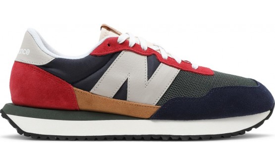Red Mens Shoes New Balance 237 UK8038-735
