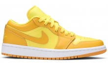 Yellow Mens Shoes Jordan Wmns Air Jordan 1 Low UN1593-726