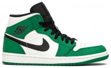 Deep Green Mens Shoes Jordan 1 Mid VS3543-726