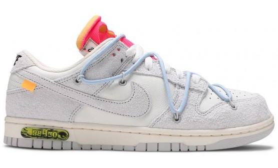 White Womens Shoes Dunk Off-White x Dunk Low WK8941-910
