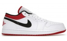 White Red Mens Shoes Jordan 1 Low WT9586-357
