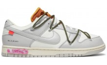 White Womens Shoes Dunk Off-White x Dunk Low XR9483-163
