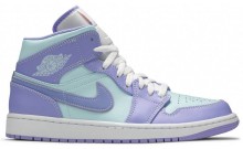 Purple Mens Shoes Jordan 1 Mid YJ7953-205
