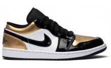 Gold Mens Shoes Jordan 1 Low YT0877-053