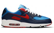 Blue Red Womens Shoes Nike Air Max 90 ZY7241-743