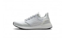 White Mens Shoes Adidas Ultra Boost 20 CO9644-311