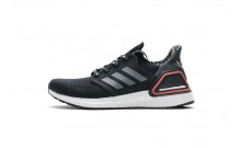 Black White Red Mens Shoes Adidas Ultra Boost 20 CQ4001-854