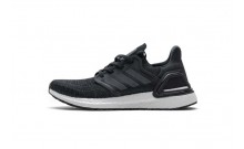 Black Grey Mens Shoes Adidas Ultra Boost 20 EO4084-033