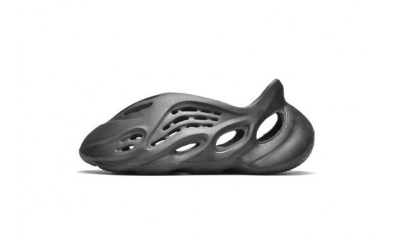 Black Mens Shoes Adidas Yeezy Foam JW2979-370