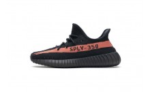 Black Red Womens Shoes Adidas Yeezy 350 V2 MS4930-223