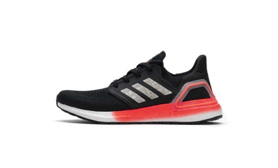 Black Coral Mens Shoes Adidas Ultra Boost 20 QC4314-096