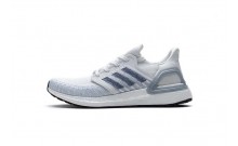 White / Light Blue Mens Shoes Adidas Ultra Boost 20 UZ6711-175
